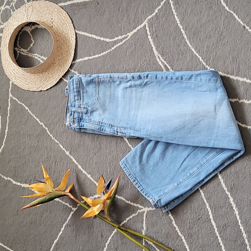 Madewell Slim Wide-Leg Crop Jeans